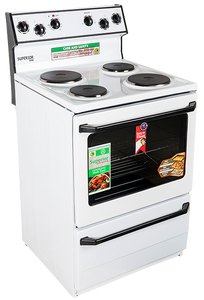 Superior S488 4-Plate Stove White