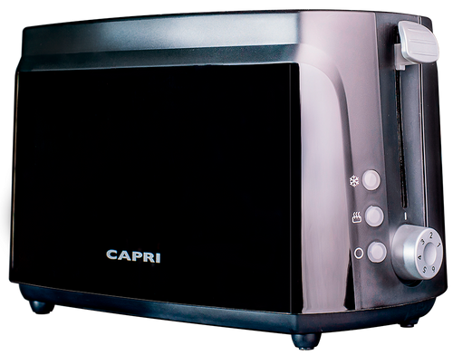 Capri Toaster Capri 2 Slice  Black Cl-041-CT2B