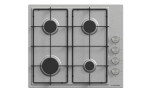 Capri 60cm Gas Hob - Stainless steel Side Controls 