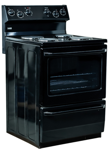 Superior S488 4-Plate Stove Black