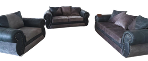 Legend Lounge  Montego 3pc Fabric/GL Lounge Suite