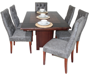 Wood Factory Mekaz 6 Seater Dining Room Suite