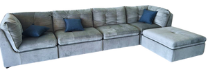 Legend Lounge  Vergara Corner Fabric Lounge Suite