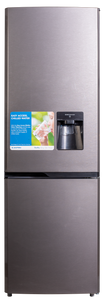 Capri C420 Fridge With Dispenser Metallic