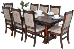 Wood Factory Harvey 8 Seater Dining Room Suite